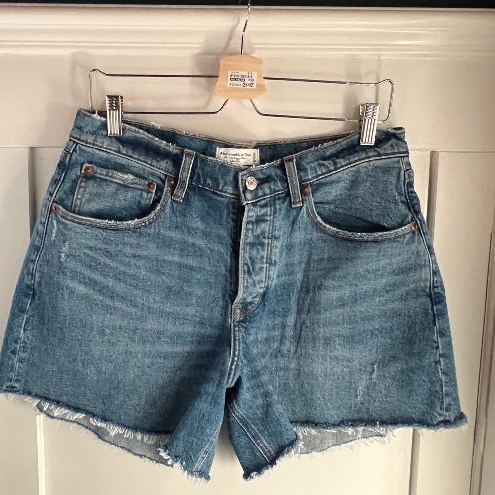 Abercrombie & Fitch Blue Jean Shorts